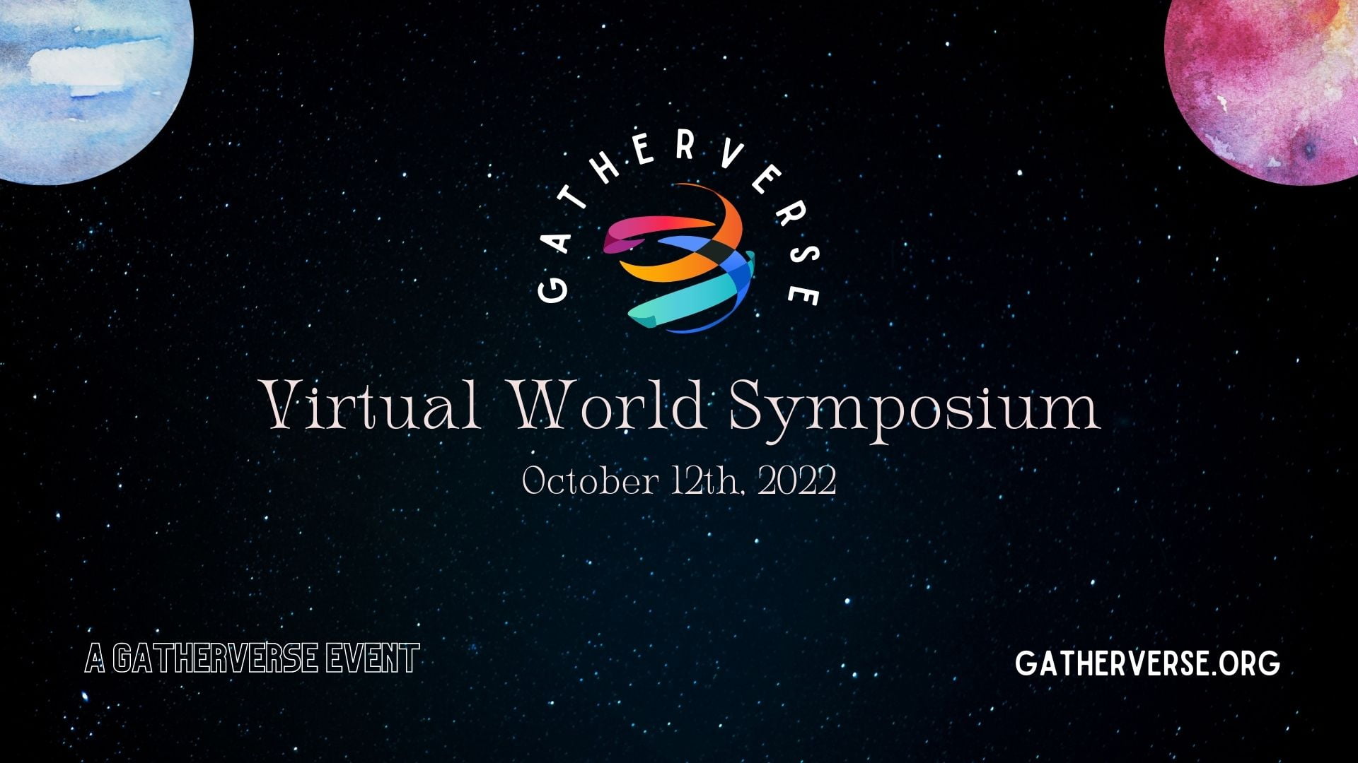 Virtual World Symposium a Sponsor GatherVerse