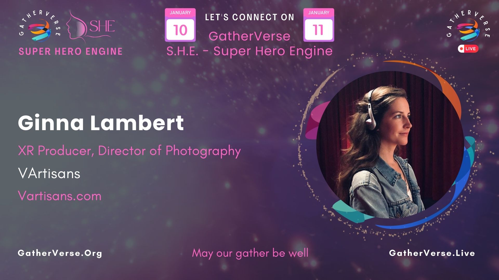 Ginna Lambert – XR Producer, Director of Photography | VArtisans