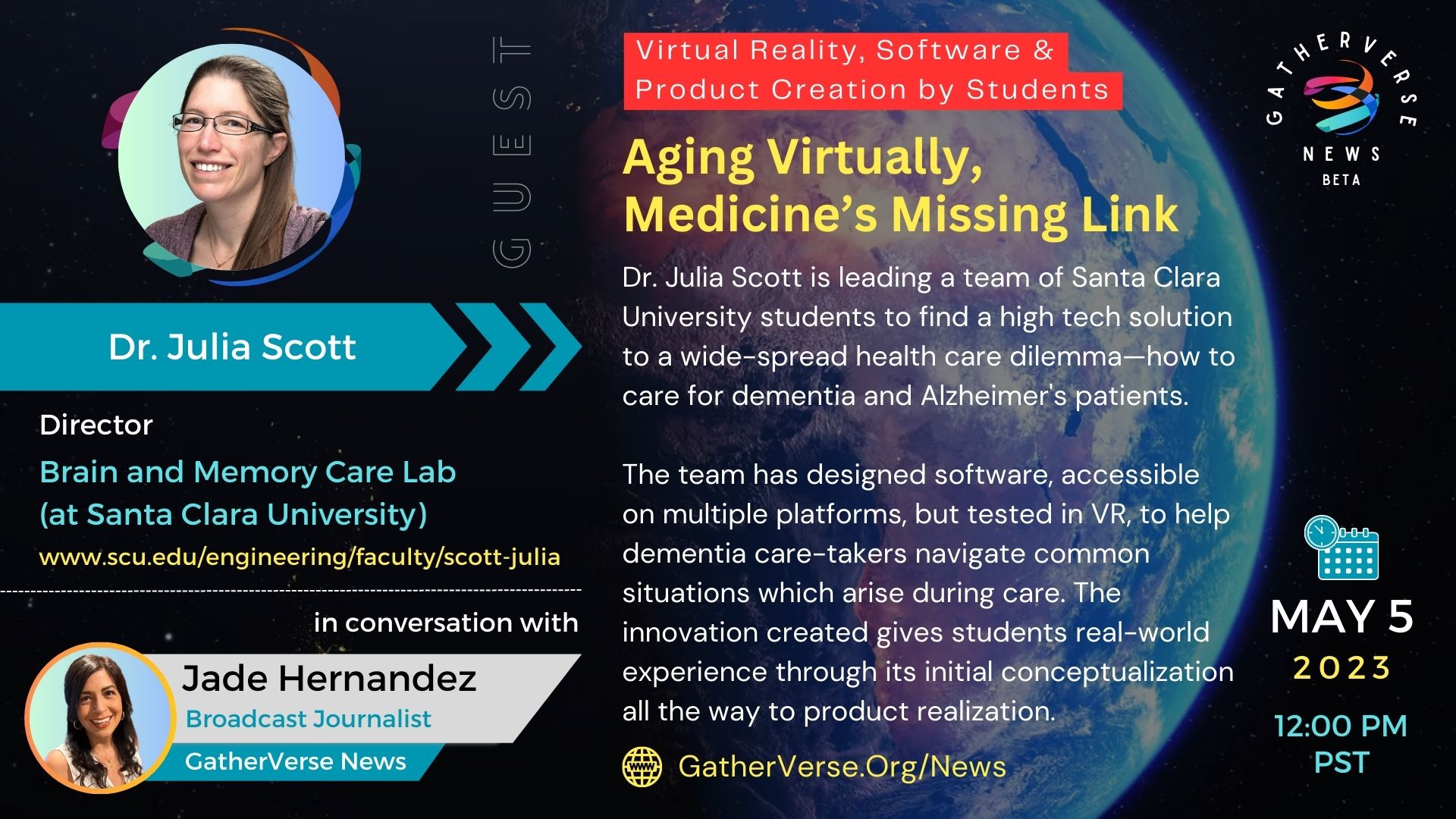 Dr. Julia Scott - GatherVerse News - Unscripted