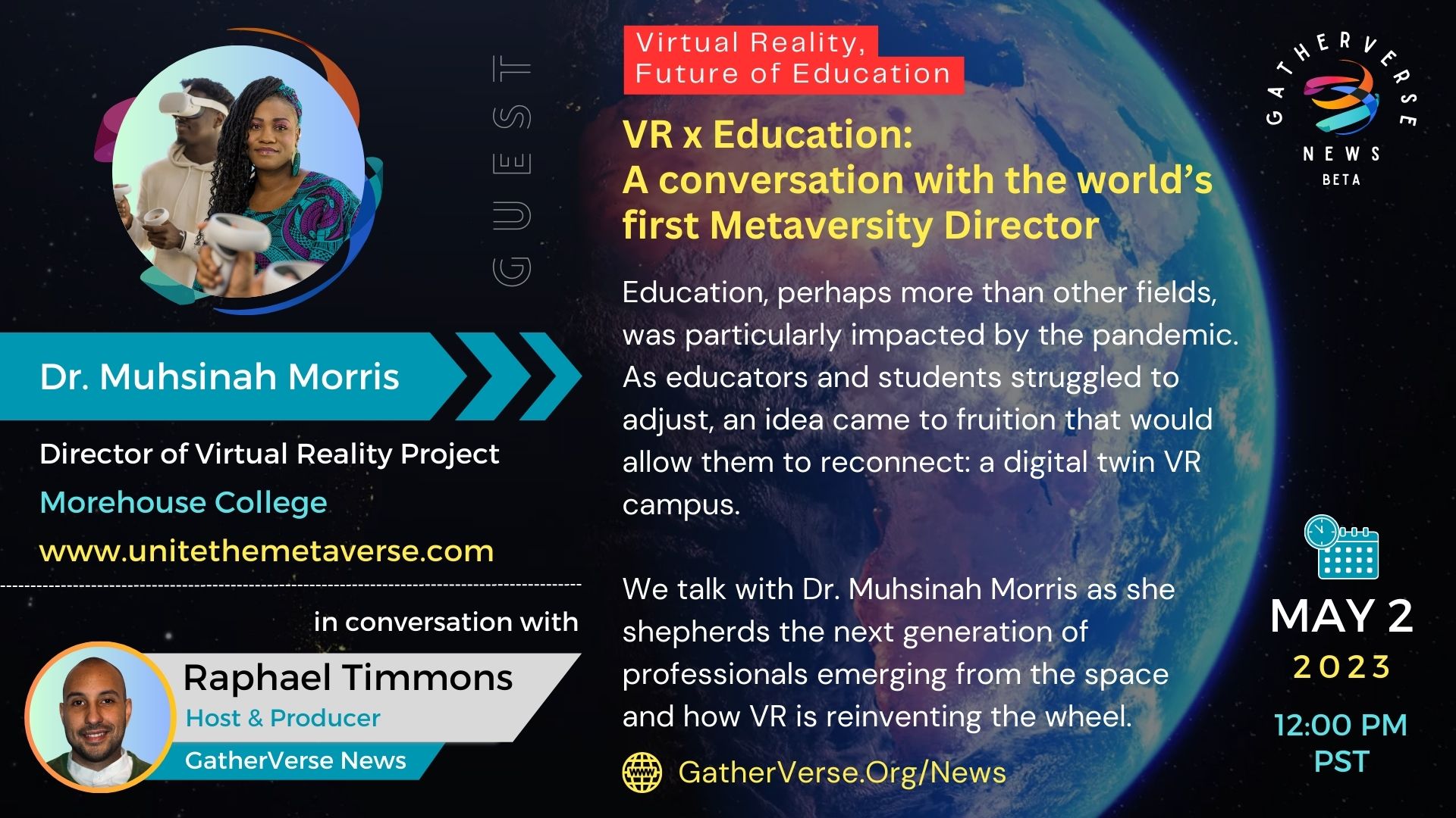 Dr. Muhsinah Morris - GatherVerse News - Unscripted