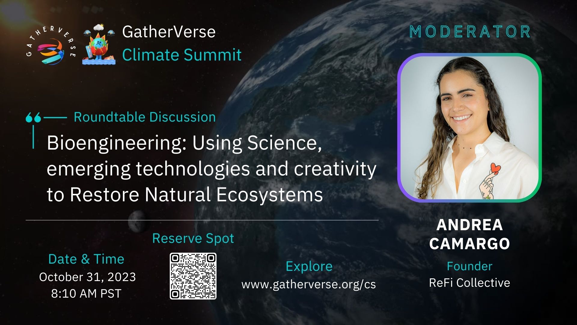 Andrea Camargo - GatherVerse Climate Summit