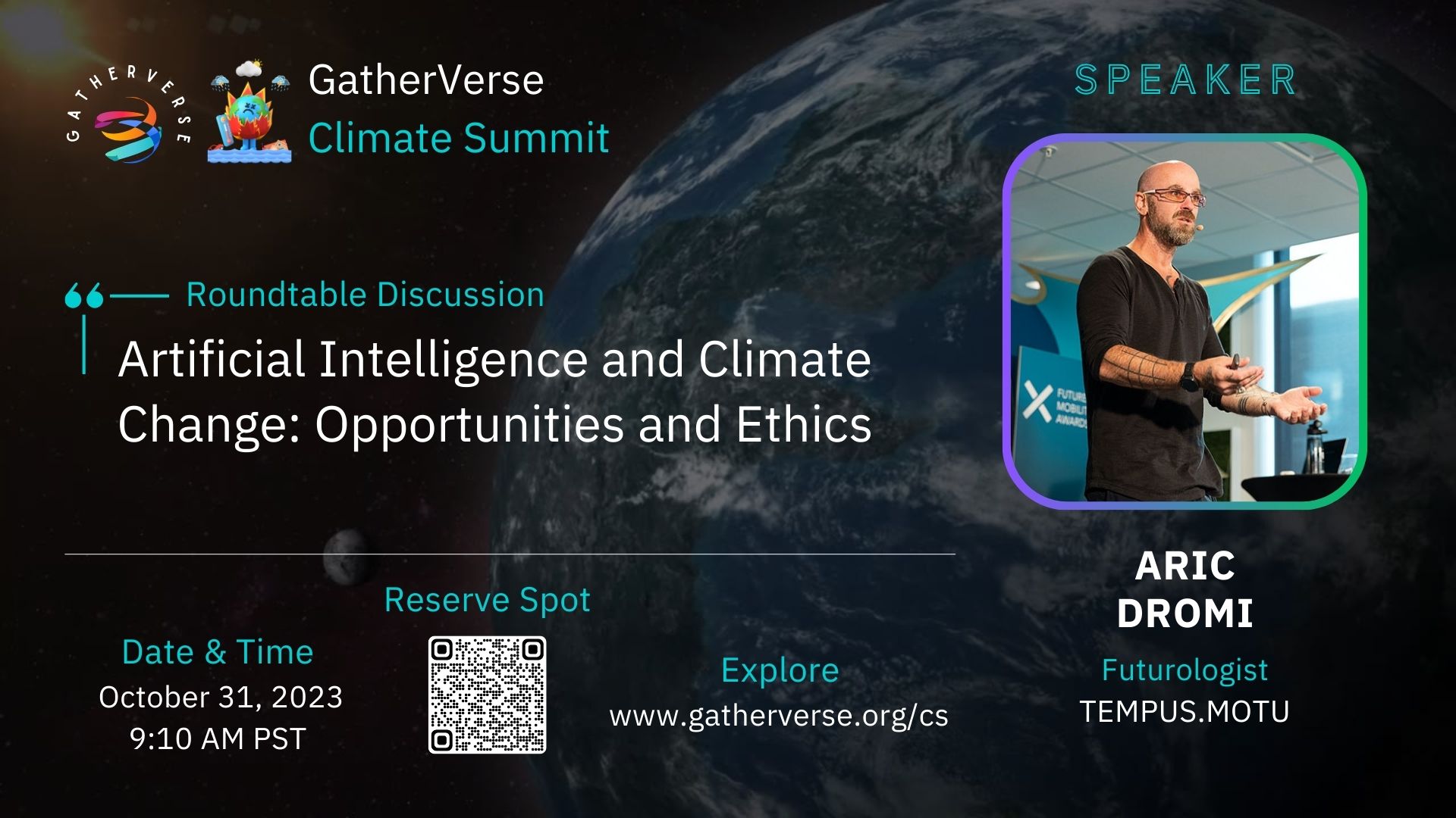Aric Dromi - GatherVerse Climate Summit