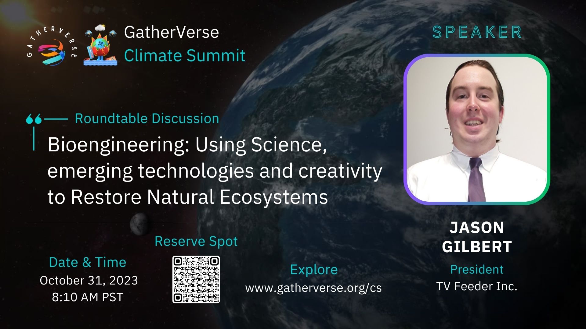 Jason Gilbert - GatherVerse Climate Summit