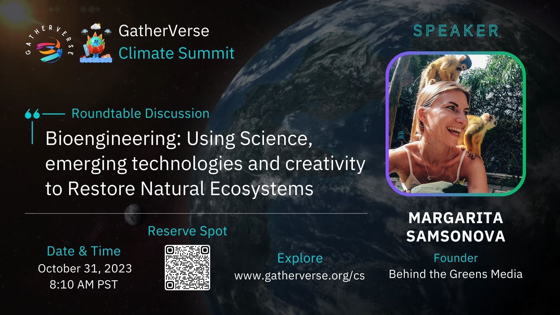 Margarita Samsonova - GatherVerse Climate Summit