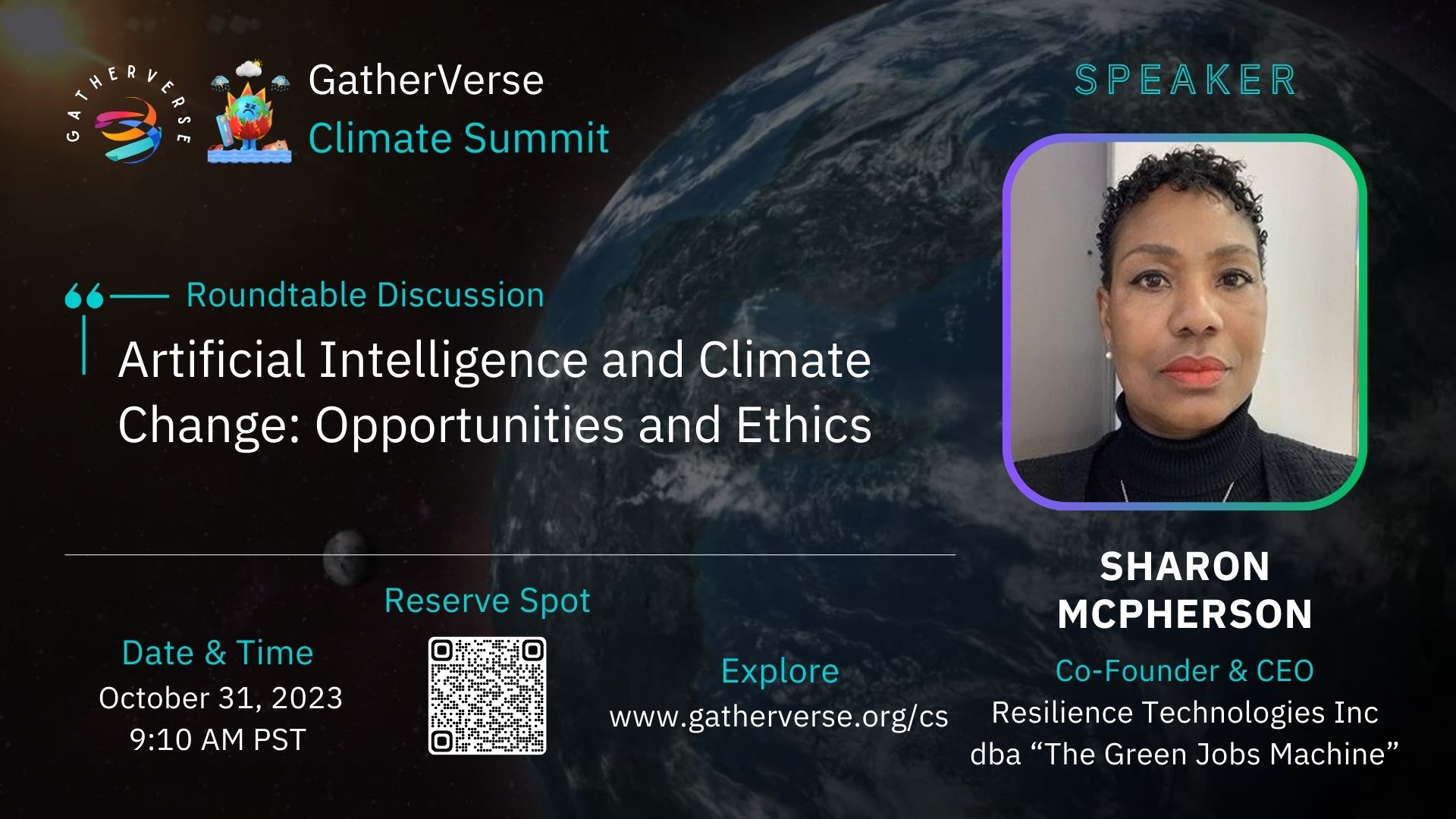 Sharon McPherson - GatherVerse Climate Summit