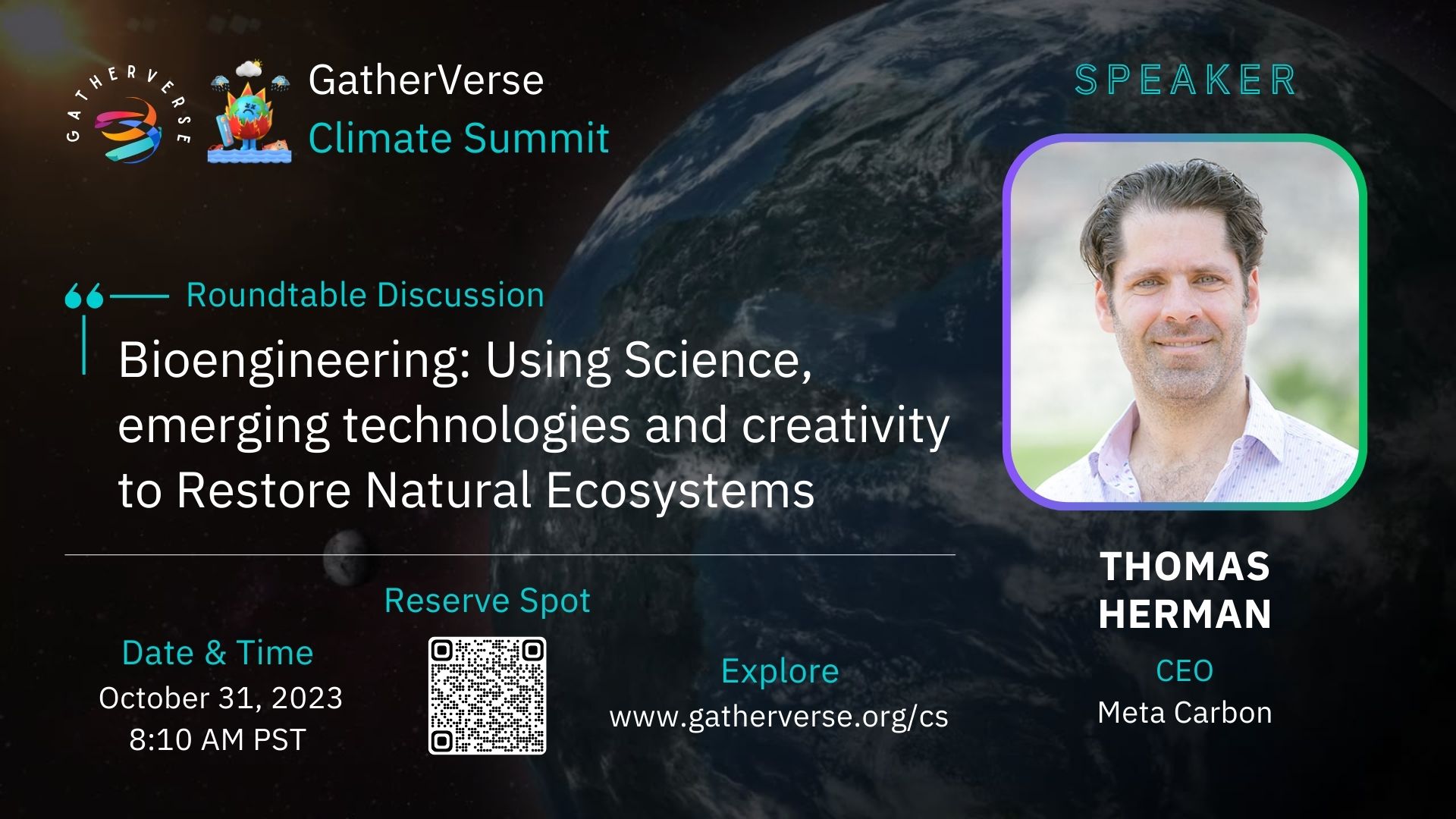 Thomas Herman - GatherVerse Climate Summit