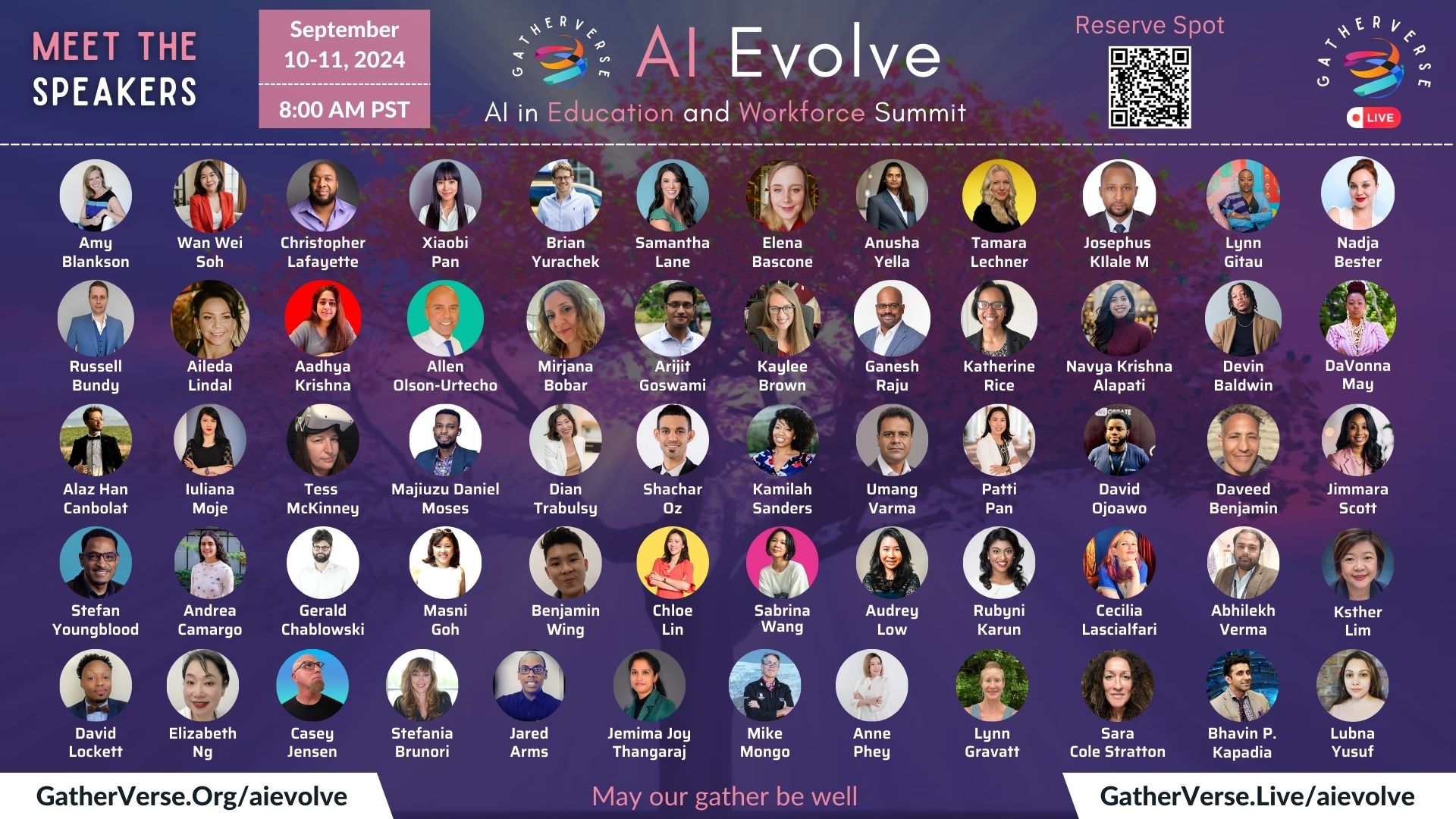GatherVerse AI Evolve Summit – Speakers GatherVerse AI Evolve Summit - Speakers