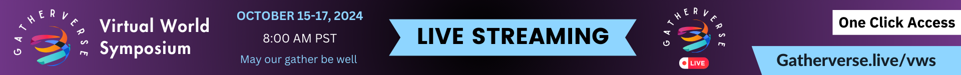 Live Streaming - GatherVerse - Virtual World Symposium