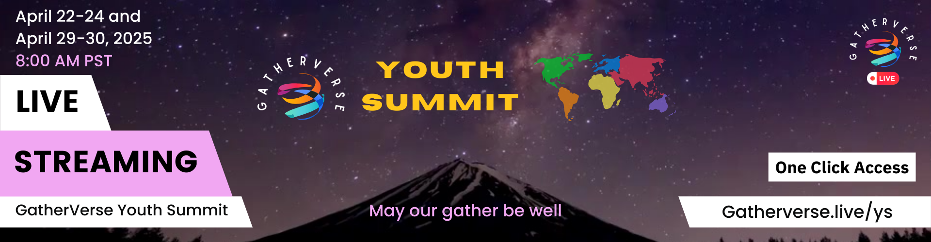 Live Streaming - GatherVerse Youth Summit 2025