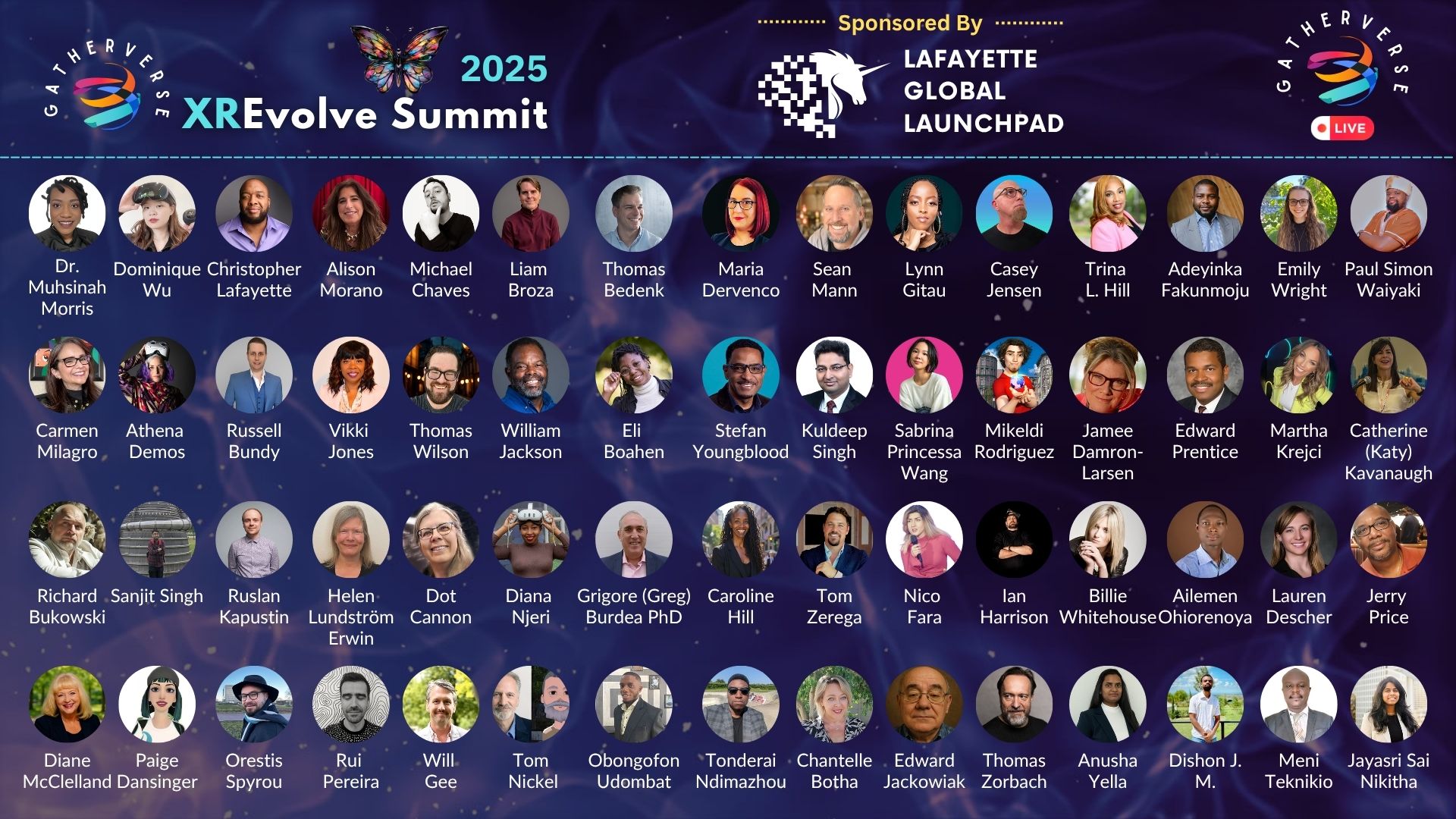 GatherVerse XREvolve 2025 - Speakers