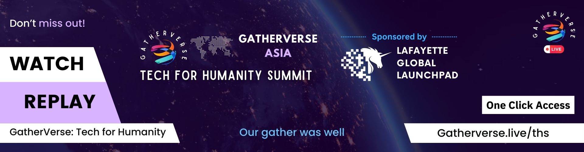 GatherVerse: Tech for Humanity Summit - Asia
