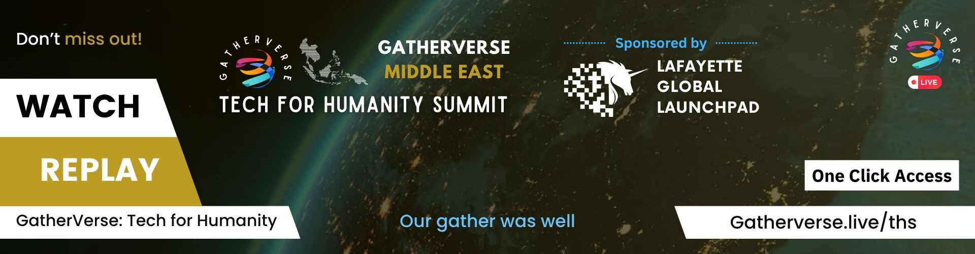 GatherVerse: Tech for Humanity Summit - Middle East