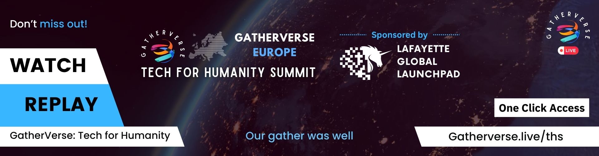GatherVerse: Tech for Humanity Summit - Europe