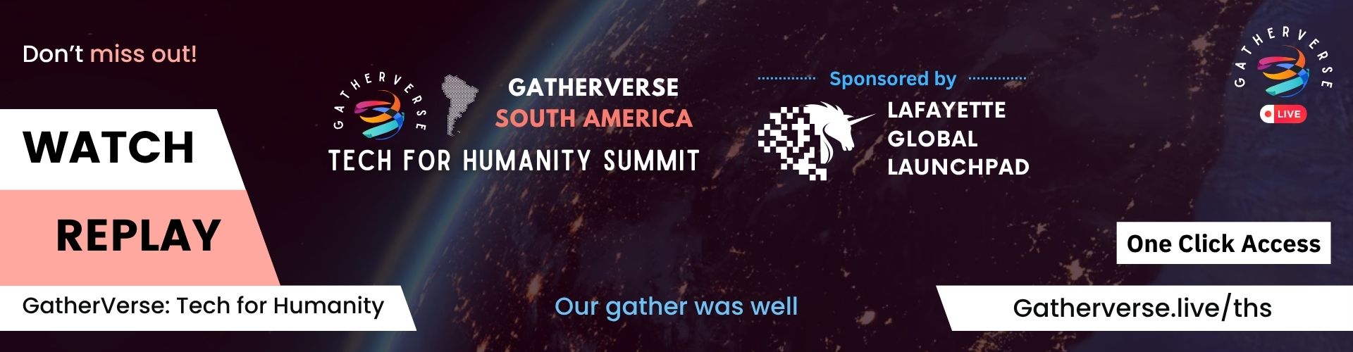 GatherVerse: Tech for Humanity Summit - South America