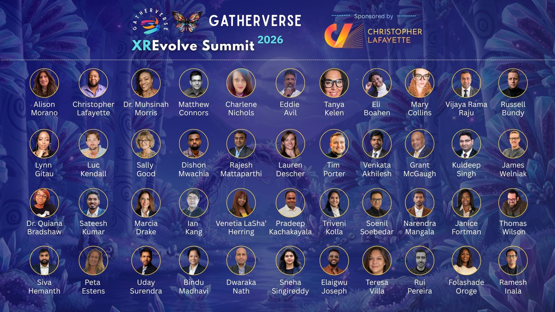 GatherVerse XREvolve Summit 2026 - Speakers