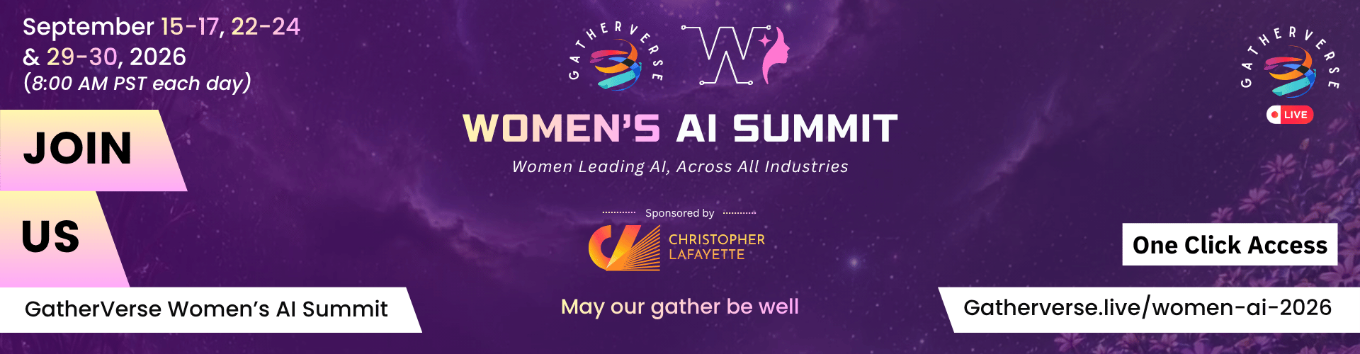 GatherVerse Women’s AI Summit - Join us