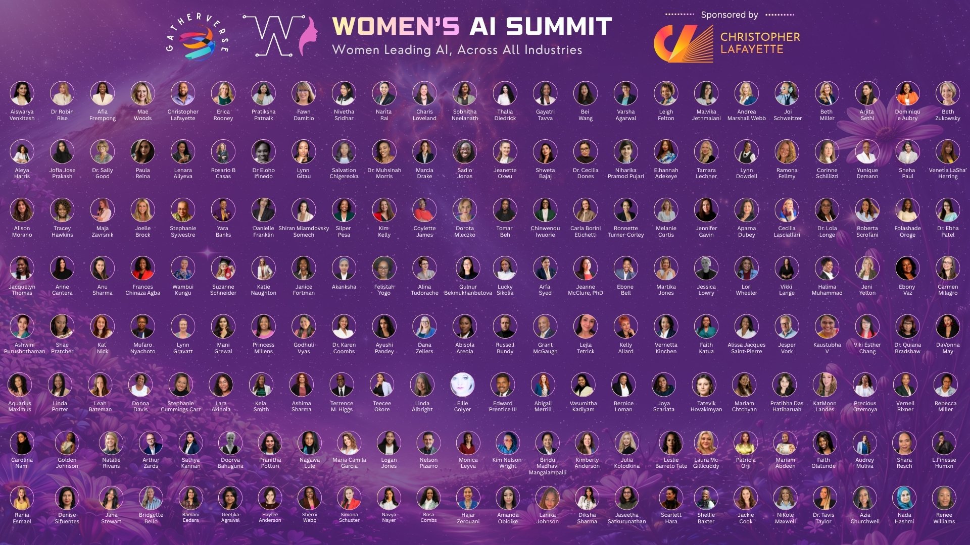 GatherVerse Women's AI Summit 2026 - Speakers