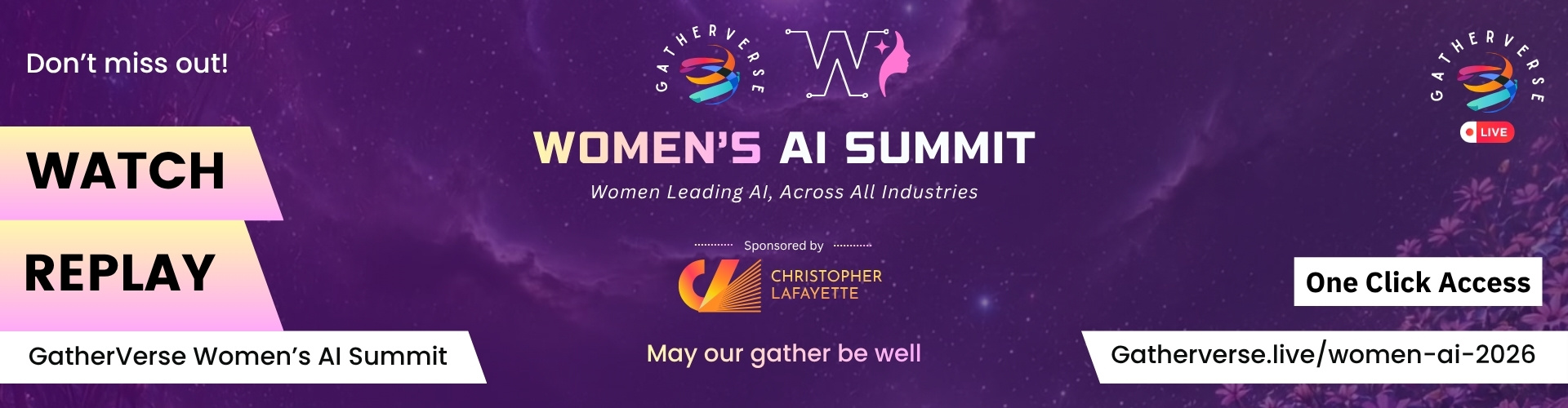 GatherVerse Women’s AI Summit - Watch Replay